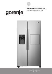 Brugsanvisning Gorenje NRS9EVXB1 Køle-fryseskab