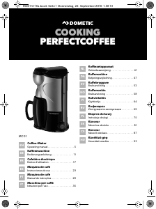 Manual Dometic MC01 Máquina de café