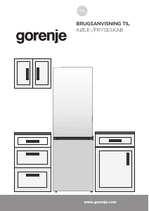 Brugsanvisning Gorenje ONRK619DBK Køle-fryseskab