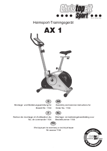 Bedienungsanleitung Christopeit AX 1 Heimtrainer