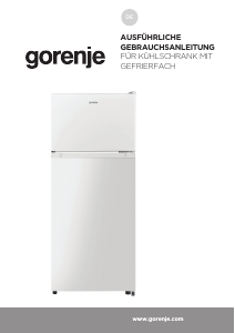 Bedienungsanleitung Gorenje RF212EPW4 Kühl-gefrierkombination