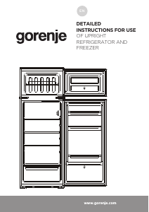 Handleiding Gorenje RFI412EP1 Koel-vries combinatie