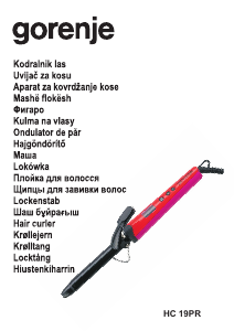 Brugsanvisning Gorenje HC19PR Krøllejern