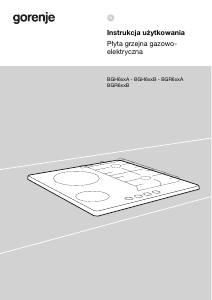 Instrukcja Gorenje GCE691BSC Płyta do zabudowy