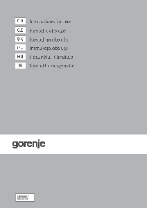 Handleiding Gorenje GCI691BSC Kookplaat