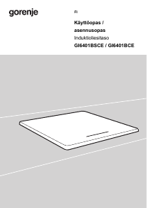 Käyttöohje Gorenje GI6401BCE Keittotaso