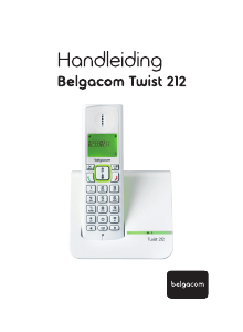 Handleiding Belgacom Twist 212 Draadloze telefoon