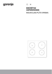 Rokasgrāmata Gorenje IS646BLG Plīts virsma
