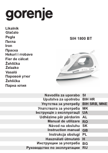 Priručnik Gorenje SIH 1800BT Glačalo
