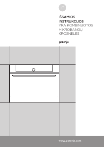 Vadovas Gorenje BCM598S17BG Orkaitė