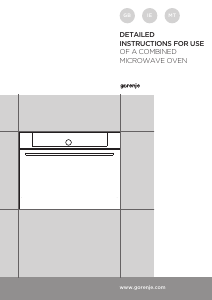 Manual Gorenje BCM598S17BG Oven