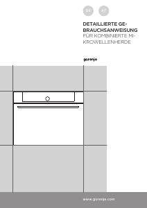 Bedienungsanleitung Gorenje BCM598S17BG Backofen