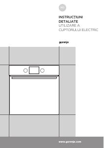 Manual Gorenje BO737E36BG-2 Cuptor