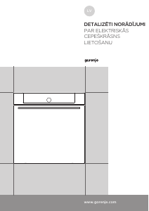 Rokasgrāmata Gorenje BO798S38BG Cepeškrāsns