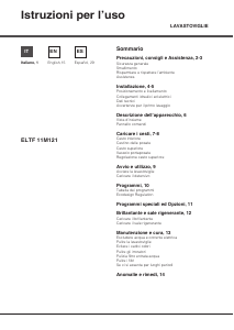 Manual Hotpoint ELTF 11M121 C Dishwasher