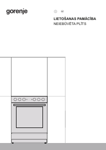 Rokasgrāmata Gorenje GEC5A41WG Kombinētā plīts