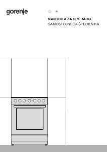 Priročnik Gorenje GEC5B41WG Obseg