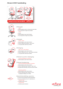 Handleiding Ahrend 2020 Bureaustoel