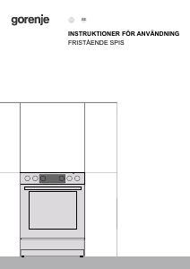 Bruksanvisning Gorenje GEC6C61BMB Spis