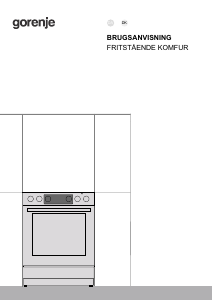 Brugsanvisning Gorenje GEC6D71WB Komfur