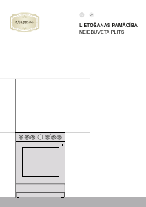 Rokasgrāmata Gorenje GECS5B70CLB Kombinētā plīts