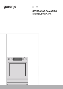 Rokasgrāmata Gorenje GECS6C70XC Kombinētā plīts