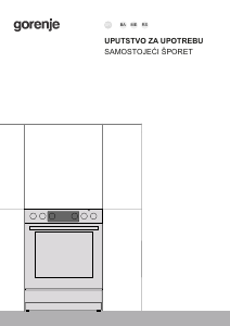 Priručnik Gorenje GECS6C70XPA Raspon