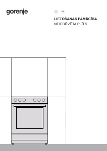 Rokasgrāmata Gorenje GG5A13WJ Kombinētā plīts