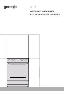 Instrukcja Gorenje GG5A13WJ Kuchnia