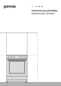 Priručnik Gorenje GG6A10WJ Raspon