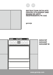 Manual Gorenje GI5322WF-B Aragaz