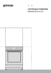 Rokasgrāmata Gorenje MEK301​1SB Kombinētā plīts