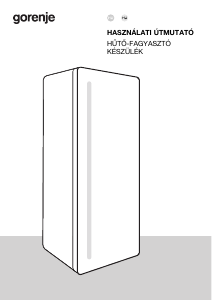 Használati útmutató Gorenje ORB615DBK Hűtőszekrény