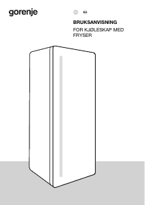 Bruksanvisning Gorenje ORB615DBK Kjøleskap