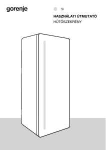 Használati útmutató Gorenje R619EAXL6 Hűtőszekrény