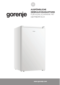 Bedienungsanleitung Gorenje RB39EPW4 Kühlschrank