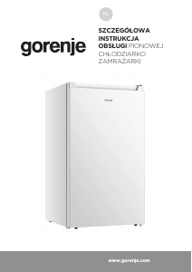 Instrukcja Gorenje RB39EPW4 Lodówka