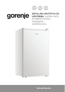 Priručnik Gorenje RB39FPW4 Hladnjak