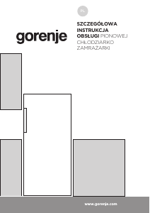 Instrukcja Gorenje RB492PW Lodówka
