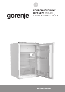 Manuál Gorenje RBI409EP1 Lednice