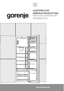 Bedienungsanleitung Gorenje RBI418EE0 Kühlschrank