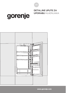 Priručnik Gorenje RI412EE1 Hladnjak