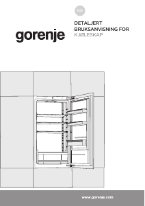 Bruksanvisning Gorenje RI412EE1 Kjøleskap