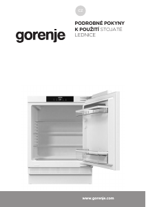 Manuál Gorenje RIU609EA1 Lednice