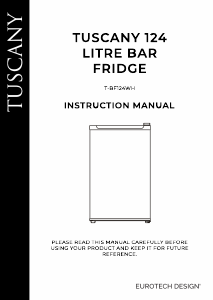 Manual Tuscany T-BF124WH2 Refrigerator
