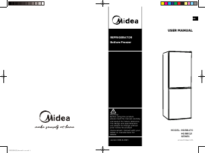 Handleiding Midea MDRB521MGA28O Koel-vries combinatie