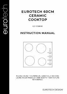 Manual Eurotech ED-CC604K Hob