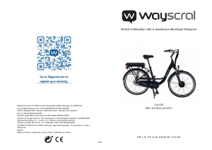 Manuale Wayscral City 520 Bicicletta elettrica