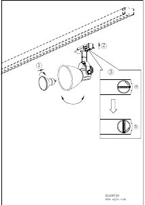 Bruksanvisning Eglo 99755 Lampa