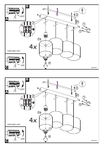 Bruksanvisning Eglo 900148 Lampa